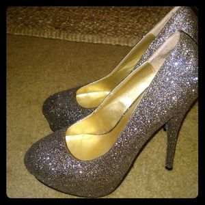 Madden Girl glitter high heels